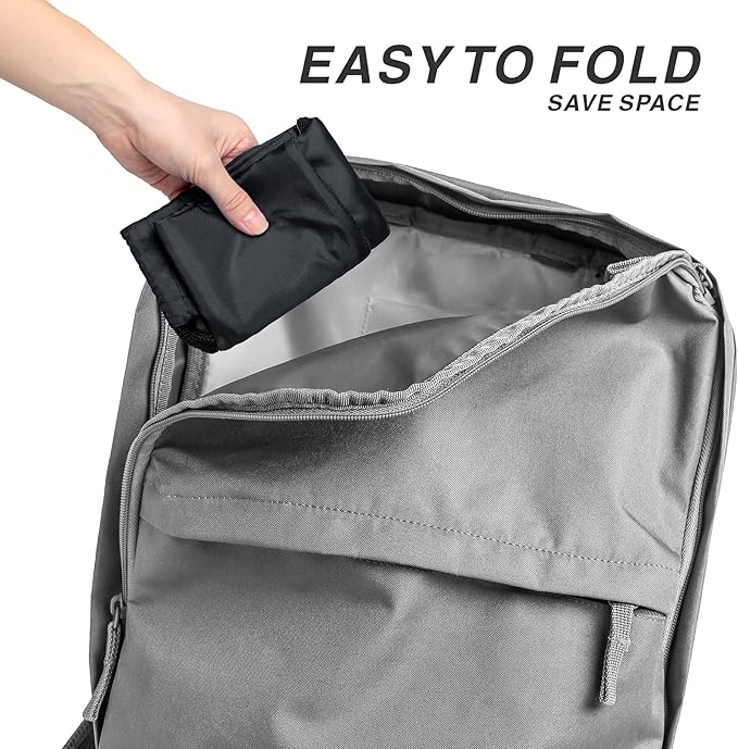 Drawstring Backpack Sports Water Resistant String Bag Sport Gym Sackpack for Women Men Large with Zipper, Black