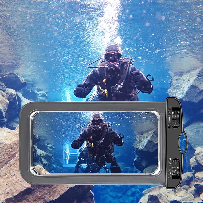10 Pack Universal Waterproof Phone Pouch, Large Phone Waterproof Case Dry Bag IPX8 Outdoor Sports for Apple iPhone 17 16 15 14 13 12 11 Pro Max Plus SE, Samsung Galaxy S25 Ultra,Note,Up to 8.3"