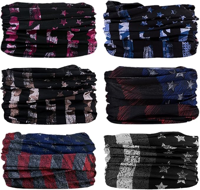 Neck Gaiter for Men Women Headwear Bandana Head Wrap Face Scarf Mask Cover Warmer Balaclava-Seamless & Versatile