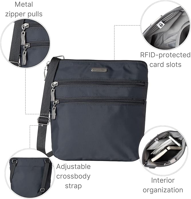 Baggallini Women's Essential Crossbody Bags