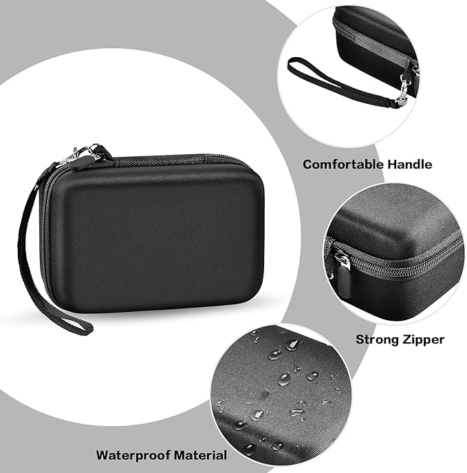 Boobowl Head Shaver Case for Freebird FlexSeries, for Remington Balder Pro XR7000, for SHPAVVER and for Cyruzi Bald Head Shavers, Hair Clipper Storage Bag for Blades & Accessories, Black(Box Only)