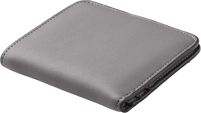 Toughergun Women’s Small Slim Leather Wallet with RFID Protection, Compact Bifold Mini Purse with Clear ID Window