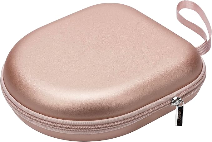 Ginsco Universal Headphone Case Compatible with JBL Tune 510BT 720BT, Sony WH-CH 720N/WH-CH520, with Bose/Sony/JBL/Soundcore Life Q20i Q30/BERIBES/TOZO/KVIDIO Waterproof Travel Carrying Case Rose Gold