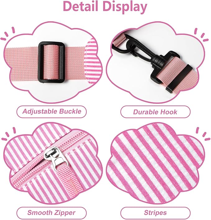 Birthday Gifts for 8 9 10 11 12 Year Old Teens Girls Kids, Fanny Pack Crossbody Bag Sling Belt Bags Purse, Dorm Travel Essentials for Girls Fashion, Preppy Tween Teen Girl Gift Trendy Stuff