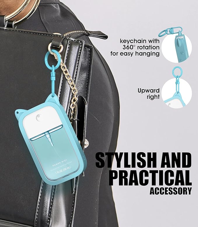 Sonnorel Silicone Case Compatible with Touchland Hand Sanitizer Spray (Fit for 1 FL OZ/30 mL Ver)