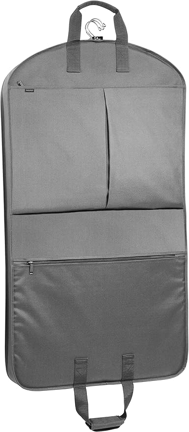 WallyBags® 40” Deluxe Travel Garment Bag with two pockets