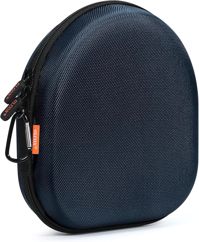 Hard Shell Headphone Case - Durable Zipper Travel Case Portable Carrying Pouch Bag Compatible with Sony WH-CH520/WH-CH720N, JBL Tune 510BT/720BT/520BT/770NC, Soundcore Q20 Q20i Q30, Jlab Headphones