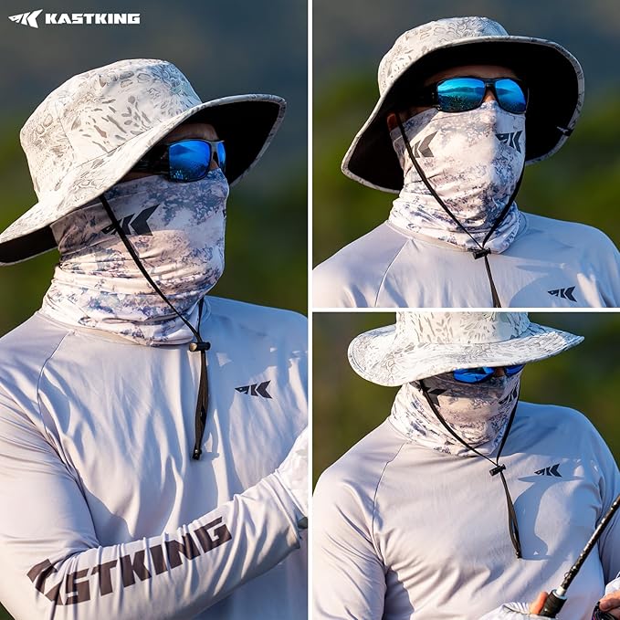 KastKing Sol Armis Neck Gaiter - UPF 50 Face Mask - UV Sun Protection Mask for Men & Women, Fishing, Hiking