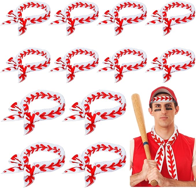 Shyyween 12 Pcs Baseball Cooling Towels Softball Cooling Neck Wraps Ice Scarf Bulk Cool Bandana for Women Men Team Gift Sport