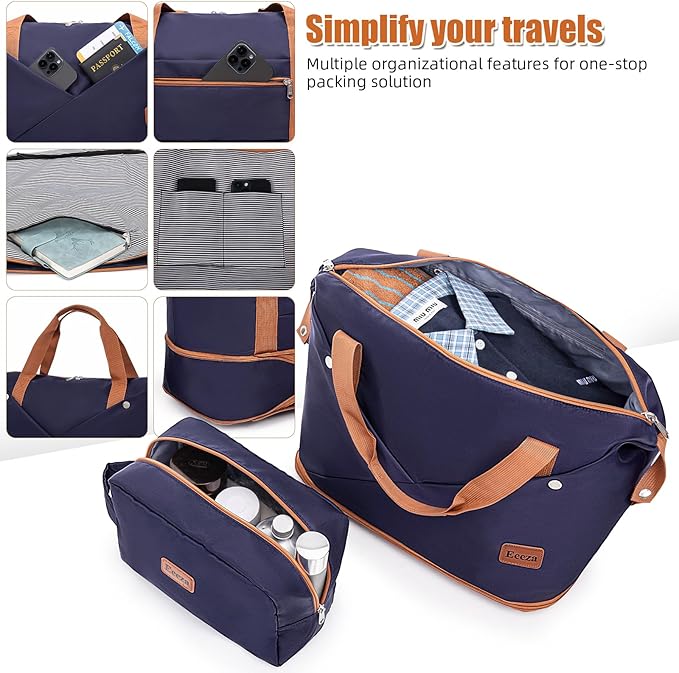 Luggage Sets 5 Piece Suitcases with Wheels,ABS Hard Case Suitcases with Spinner Wheels,Durable Travel Luggage(Purple, 5 Piece Set(20"/24"/28"))