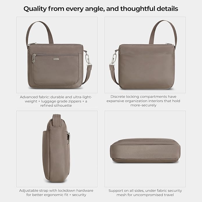 Travelon Anti-Theft Classic Small East/West Crossbody