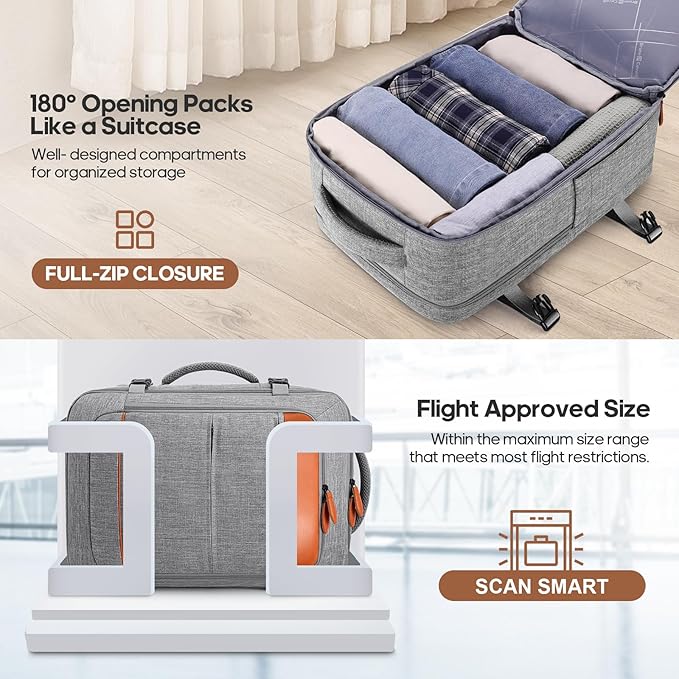 7 Piece Luggage Sets with Premium YKK Zipper, 20/24/28in PC Hardside Suitcase With Spinner Wheels, Luggage Airline Approved, Durable Suitcase Sets with TSA Locks for Travel