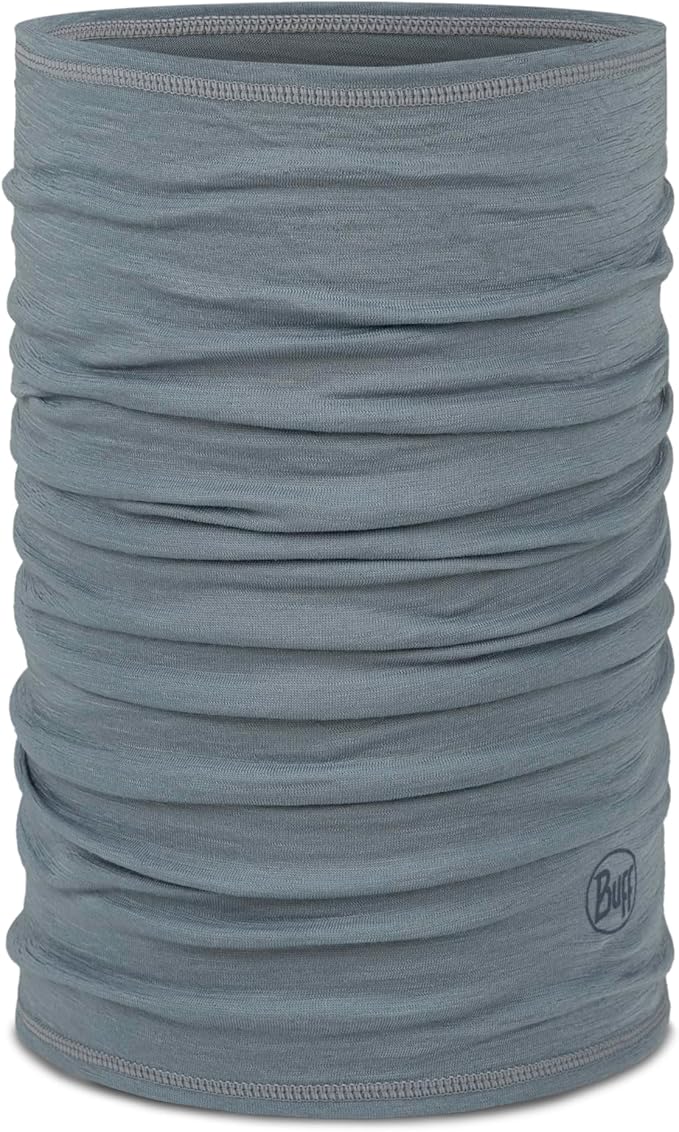 Buff Lightweight Merino Wool Neck Gaiter, 100% Ethically Sourced Wool,Versatile, Temperature Regulating Face Mask
