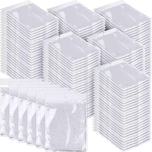 Handepo 100 Pack of Adult Rain Ponchos with Hood Disposable Plastic Rain Ponchos Bulk Emergency Raincoat for Men Women Adult