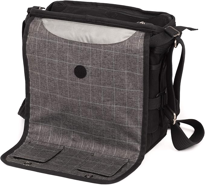 Think Tank Retrospective 20 V2.0 Canvas Shoulder Bag for Mirrorless or Standard DSLR Cameras and Photo Accessories - Black - X-Large