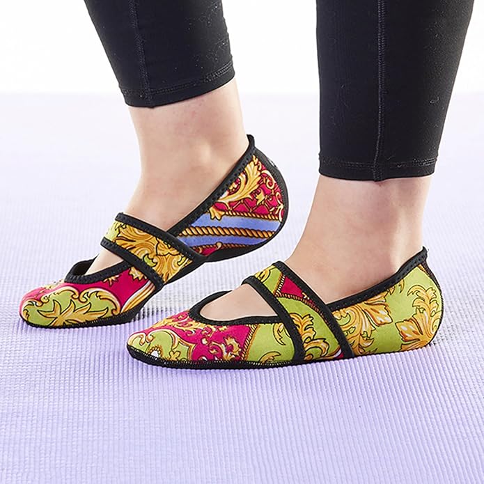 Nufoot Betsy Lou Women's Slippers, Foldable, Flexible Flats, Slipper Socks, Travel Slippers, Exercise Shoe, Dance Shoe, Yoga Socks, House Shoes, Indoor Shoes