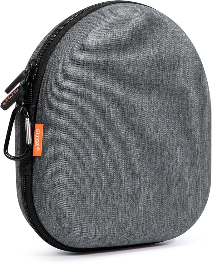 Hard Shell Headphone Case - Durable Zipper Travel Case Portable Carrying Pouch Bag Compatible with Sony WH-CH520/WH-CH720N, JBL Tune 510BT/720BT/520BT/770NC, Soundcore Q20 Q20i Q30, Jlab Headphones