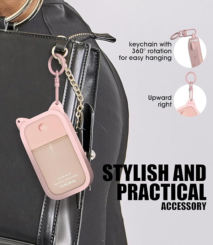 Sonnorel Silicone Case Compatible with Touchland Hand Sanitizer Spray (Fit for 1 FL OZ/30 mL Ver)