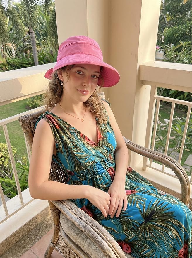 2-in-1 Women’s Sun Visor Sun Hat Zipper Off Ponytail Friendly, Lightweight Quick Dry, Summer UV Protection