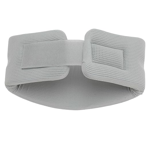 TOPINCN Soft Adjustable Neck Support Collar, Ergonomic V Shape Design Reduce Neck Pressure, Foam Cervical Collar for Sleeping and Correcting Sitting Posture
