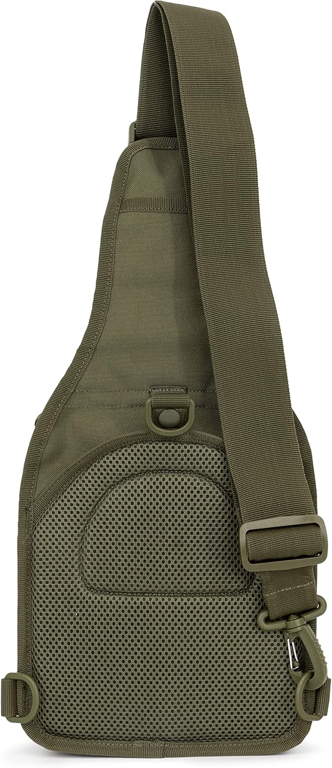 WOLF TACTICAL EDC Sling Bag - Concealed Carry Shoulder Bag for Range, Travel, Hiking, Outdoor Sports