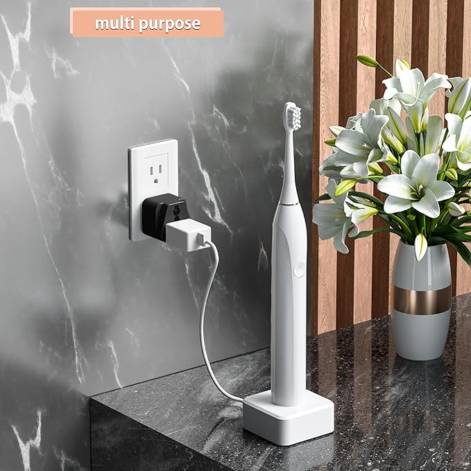 Bates- Universal Travel Plug Adapter, 2 Pack, Converts EU/UK/AU/Asia Plugs to USA Outlet, Europe to US Plug Adapter, UK to US Outlet, Compact Design for Home, Office