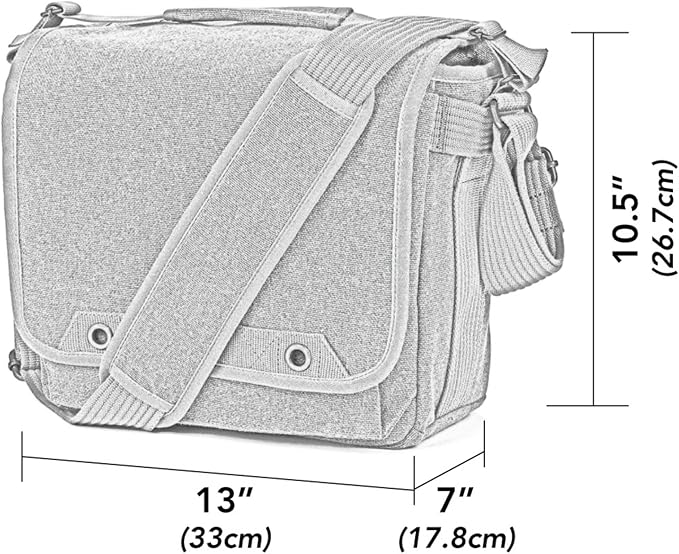 Think Tank Retrospective 10 V2.0 Canvas Shoulder Bag for Mirrorless or Standard DSLR Cameras and Photo Accessories - Black - Large