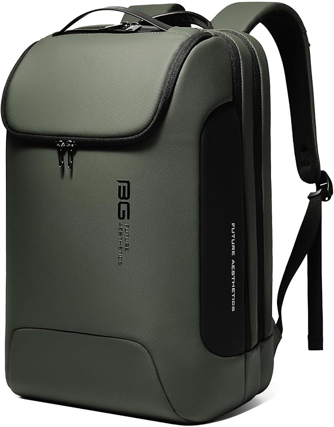 BANGE Men's Laptop Backpack for 17.3Inch Notebook,Airline Approved Travel Backpacks,Business High Tech Backpack with Water Bottle, Work Business Backpacks for Men and Women