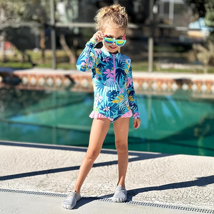 Stelle Kids Water Shoes Wide Toe Box Barefoot Quick Dry Non-Slip Aqua Shoes for Boys Girls Toddler Beach Swim Pool