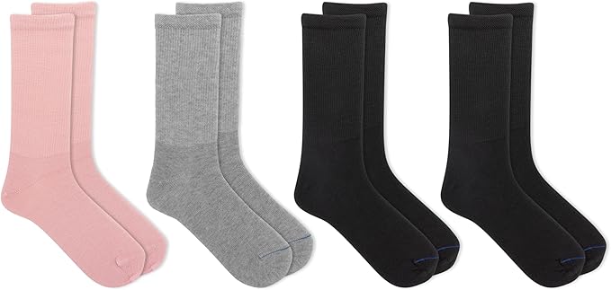 Dr. Scholl's Women's Diabetes & Circulator Socks - 4, 6, & 12 Pair Packs - Non-Binding Moisture Management