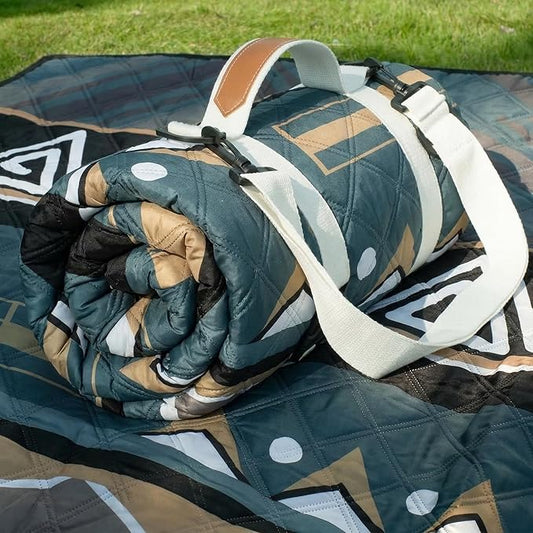 Genovega Waterproof Picnic Blanket Outdoor Camping Beach Mat Rug Extra Large Foldable Car Essential Roadtrip Gadget Accessories Tent Gear Must Haves Dad Backpacking Necessities Gift