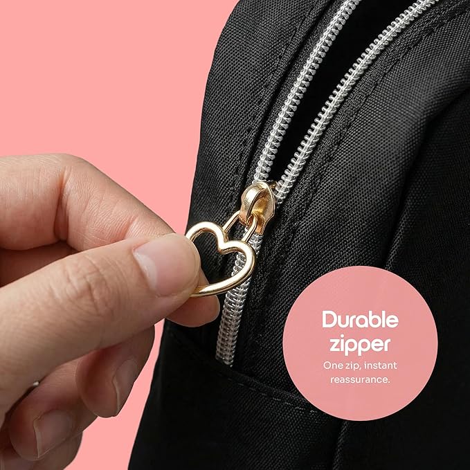 Period Bag – Compact Discreet Tampons & Pad Pouch with Waterproof Lining, Cute & Stylish Period Pouches