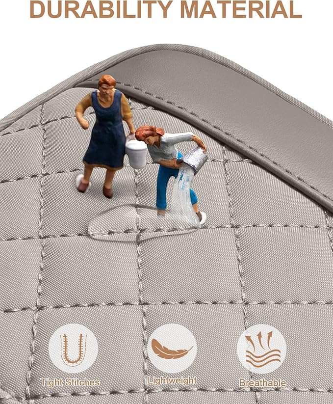 Capolo Sling Bag for Women Men Waterproof Crossbody Bags for Women Trendy Casual Fanny Pack with Convertible Shoulder Strap Chest Bag for Travel Hiking(Grey, Medium)