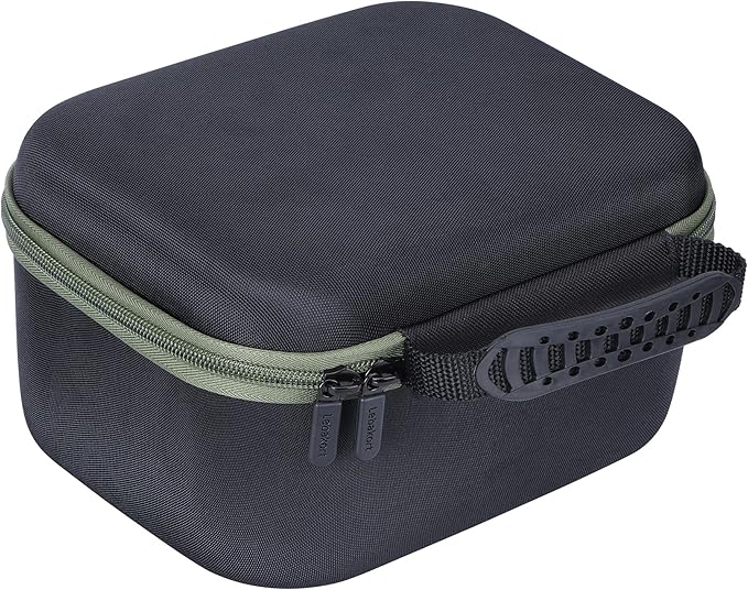 Lebakort Storage Case Compatible with Walkers Razor Slim/Howard Leight Honeywell Impact Sport/PROHEAR 066 030 Electronic Shooting Earmuffs Hearing Protection Muffs (Black + Green Case)
