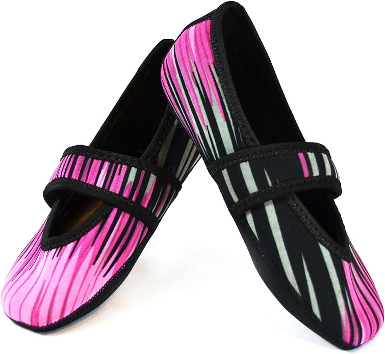 Nufoot Betsy Lou Women's Slippers, Foldable, Flexible Flats, Slipper Socks, Travel Slippers, Exercise Shoe, Dance Shoe, Yoga Socks, House Shoes, Indoor Shoes