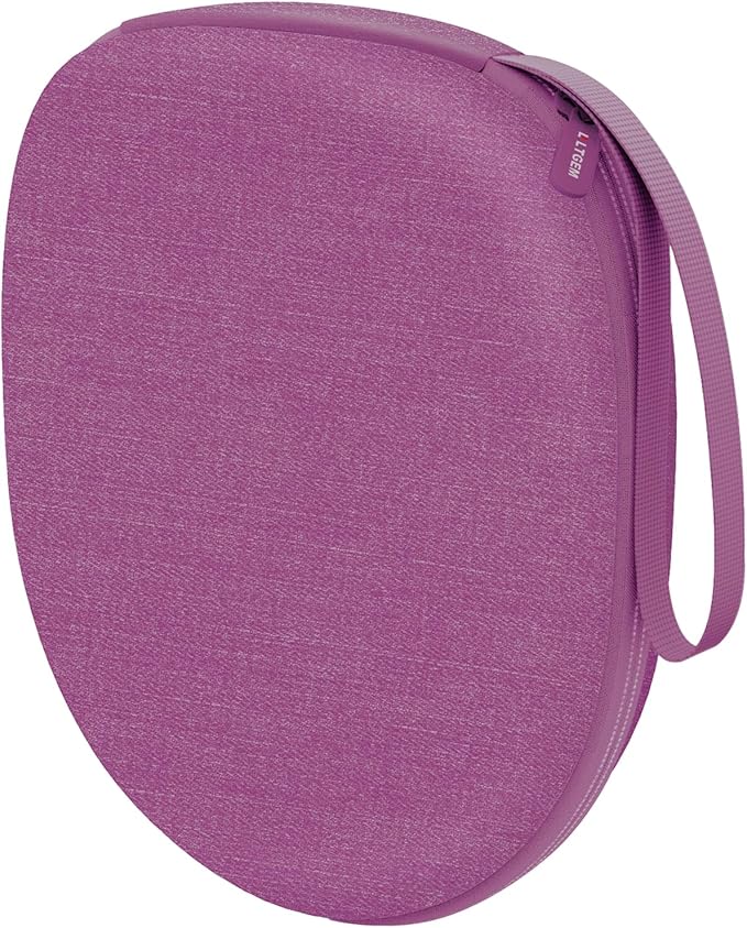 Headphone Headset Case Compatible with JLab JBuds Lux ANC/JBL/Anker/Sony/BERIBES/KVIDIO Wireless On-Ear Headphones, Mauve