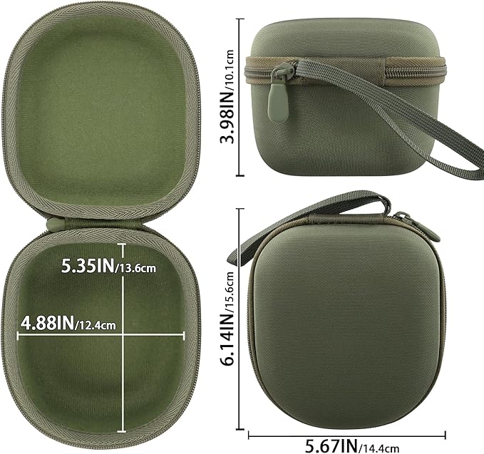 Storage Case Compatible with Walkers Razor Slim/Howard Leight Honeywell Impact Sport Electronic Ear Protection Muffs