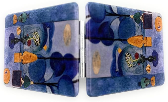 Harmony in Blue Mirror Compact Magnifying French Artist Print Gifts Travel Mirrors for Purses Handheld Merch for Fauvism Fans