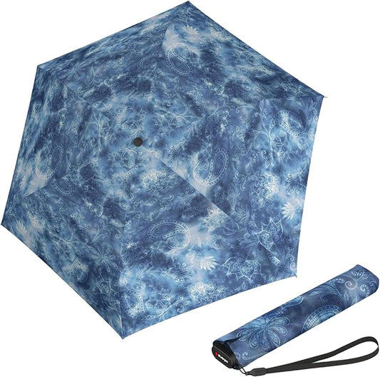 Knirps US.050 Ultra Light Pocket Size Manual Rain Umbrella with Carrying Case