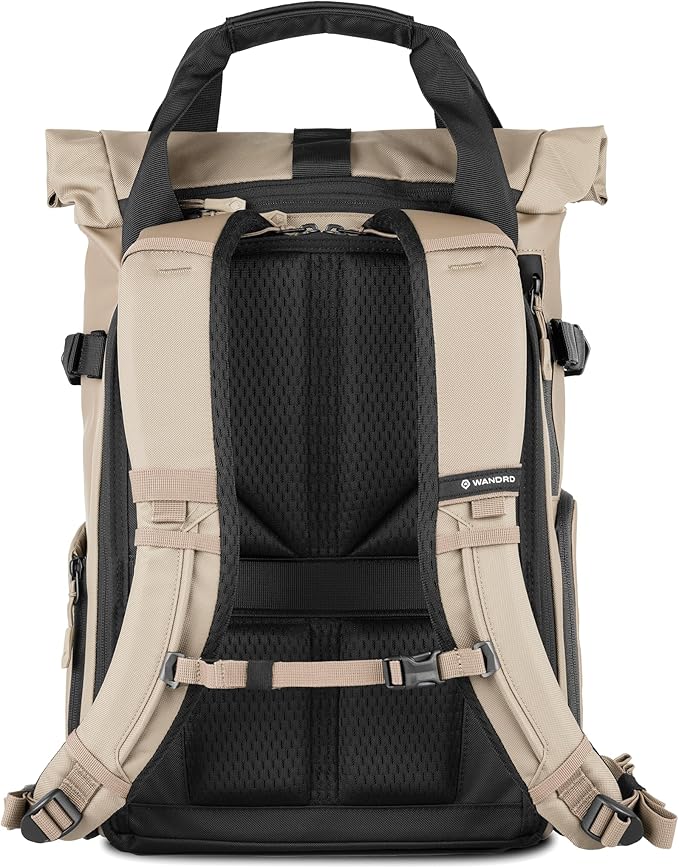 WANDRD PRVKE Rolltop 31L V4 Camera Backpack – Expandable Weatherproof Travel Bag with Laptop Sleeve and Clamshell Opening