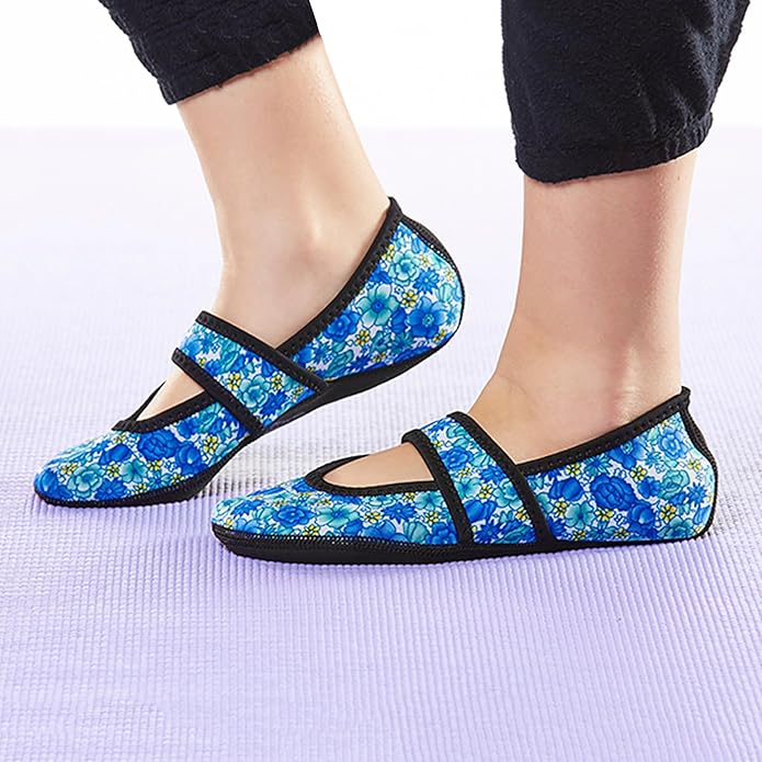 Nufoot Betsy Lou Women's Slippers, Foldable, Flexible Flats, Slipper Socks, Travel Slippers, Exercise Shoe, Dance Shoe, Yoga Socks, House Shoes, Indoor Shoes