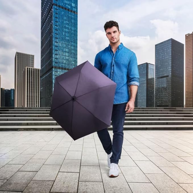Knirps US.050 Ultra Light Pocket Size Manual Rain Umbrella with Carrying Case