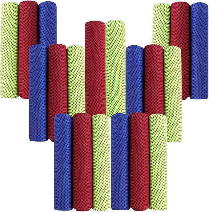 Pallesen Cooling Towel, Cooling Towels for Neck and Face, Cooling Towels for Hot Weather, Sports Cooling Towels, Cooling Towels for Yoga, Running & Gym,Random Color (20)