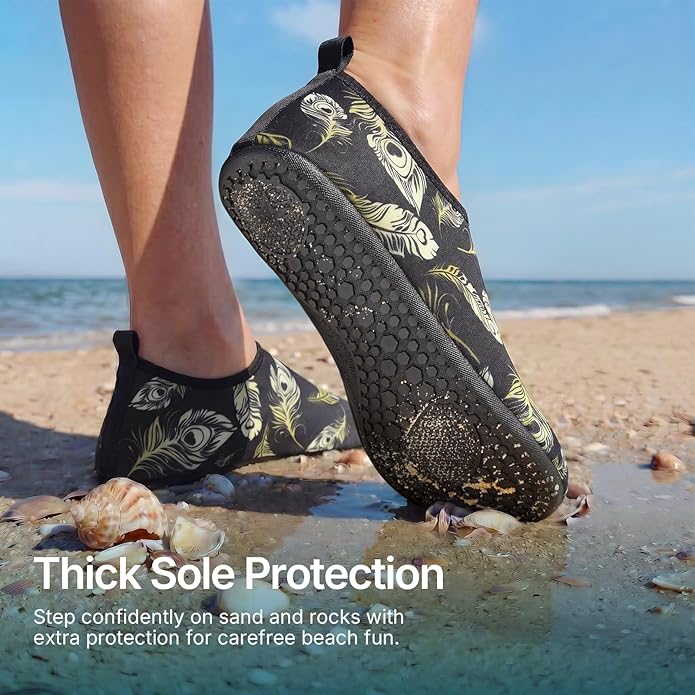 Water Shoes for Women Men Quick-Dry Aqua Socks Swim Beach Outfits Barefoot Yoga Exercise Wear Sport Accessories Pool Camping Must Haves River Hiking Adult Youth Size