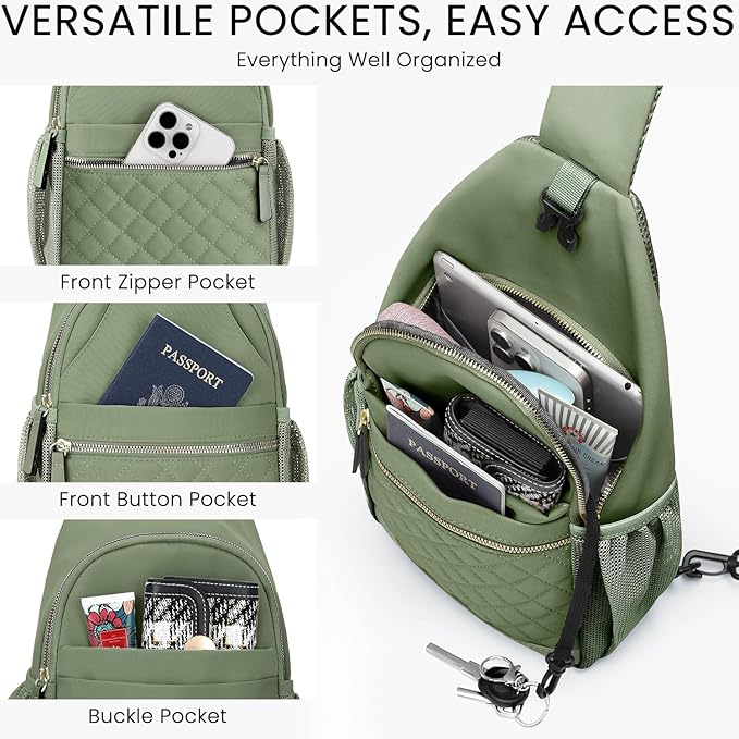 Small Crossbody Purses Bags for Women Men Travel, Chest Sling Bag Women Casual Cross Body Bag for Woman Sling Backpack