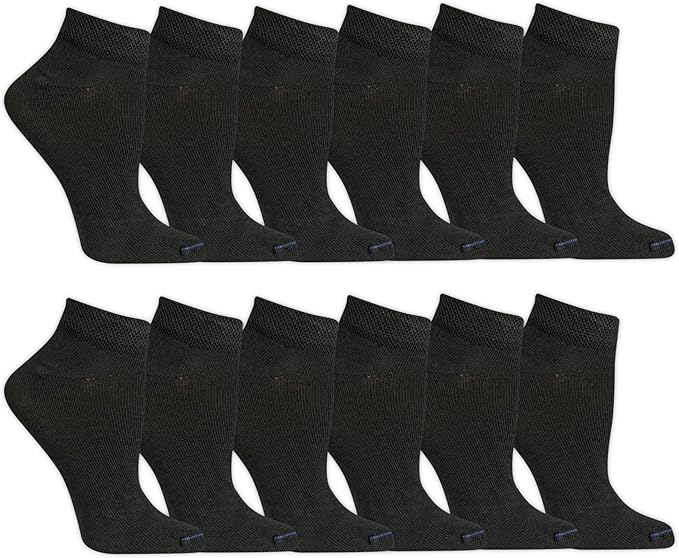 Dr. Scholl's Women's Diabetes & Circulator Socks - 4, 6, & 12 Pair Packs - Non-Binding Moisture Management