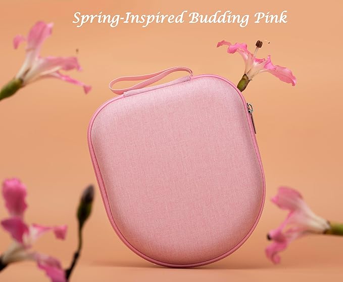 Ginsco Universal Headphone Case Compatible with JBL Tune 510BT 720BT, Sony WH-CH 720N/WH-CH520, with Sony/JBL/Soundcore Q20i Q30/BERIBES/TOZO/KVIDIO etc Wireless Headphones Pink