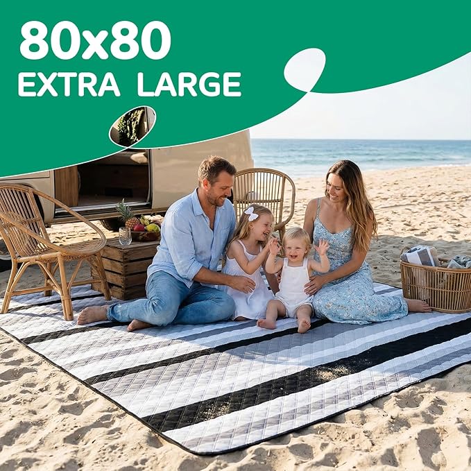 Waterproof Beach Blanket Picnic Outdoor Camping Mat Smokeless Men Christmas Birthday Best Gift Ideas Step Dad Daughter Son Law Unique Who Have Everything Good Cool Useful Boyfriend Tech Bonus Great