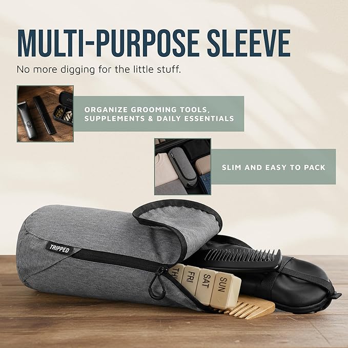 Toiletry Bag Kit Set: Hanging Travel Toiletry Bag + 311 TSA Cosmetic Liquid Bag + Ultralight Accessory Organizer Pouch