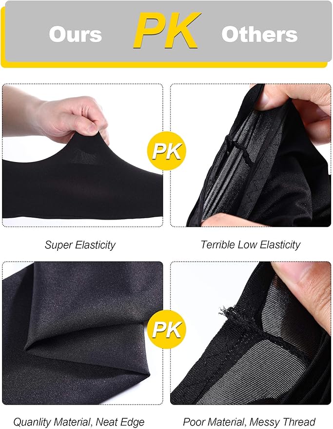 Boao 10 Pairs UV Arm Sleeve for Men Women Cooling Tattoo Cover up Compression Sun Protection Sleeves for Outdoor Activities